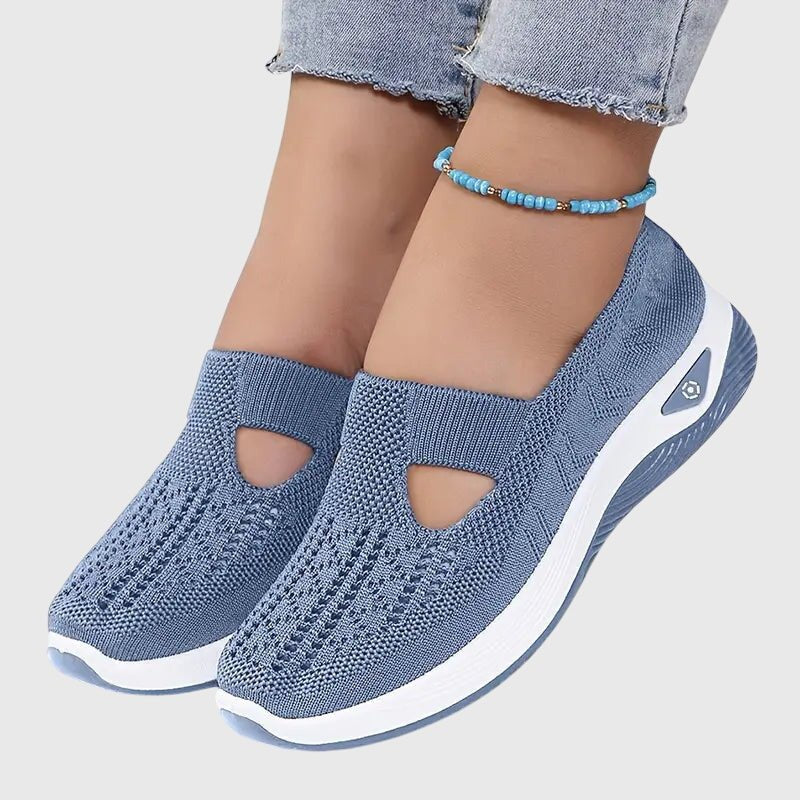 Lorvaine | Women's Orthopedic Slip-On Shoes Heart Cutout Detail