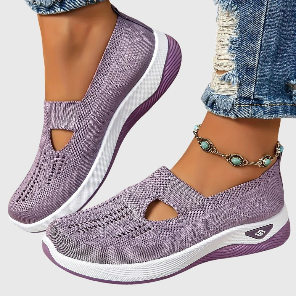 Lorvaine | Women's Orthopedic Slip-On Shoes Heart Cutout Full