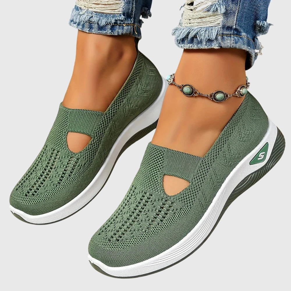 Lorvaine | Women's Orthopedic Slip-On Shoes Heart Cutout Hero