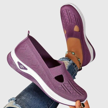 Lorvaine | Women's Orthopedic Slip-On Shoes Heart Cutout Lifestyle