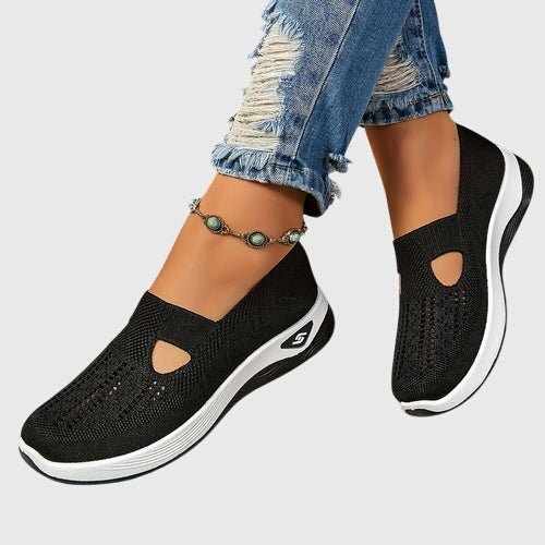 Lorvaine | Women's Orthopedic Slip-On Shoes Heart Cutout Side