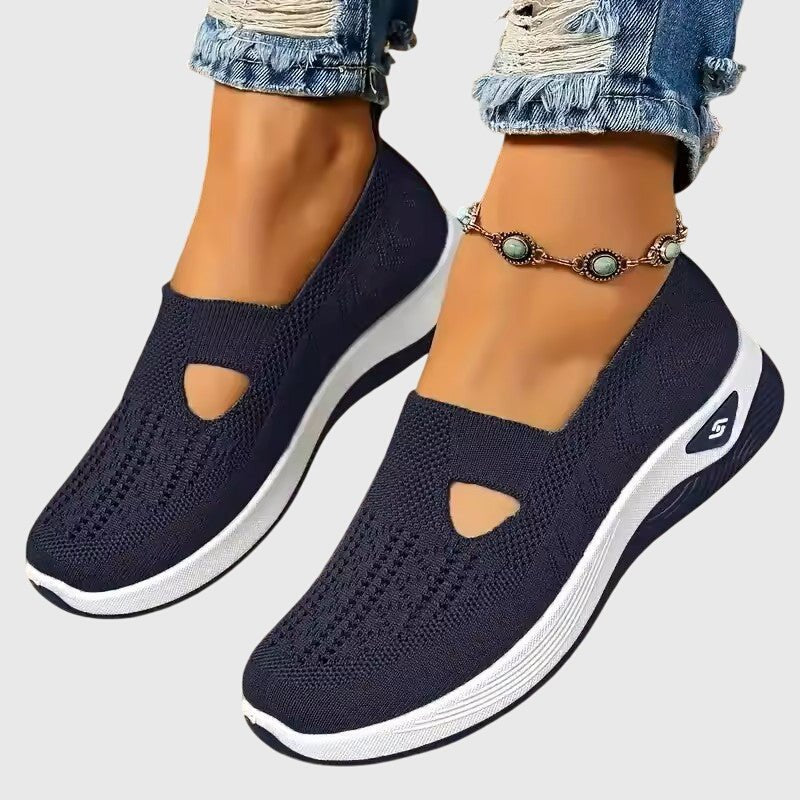 Lorvaine | Women's Orthopedic Slip-On Shoes Heart Cutout View 12