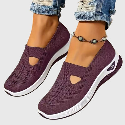 Lorvaine | Women's Orthopedic Slip-On Shoes Heart Cutout View 14