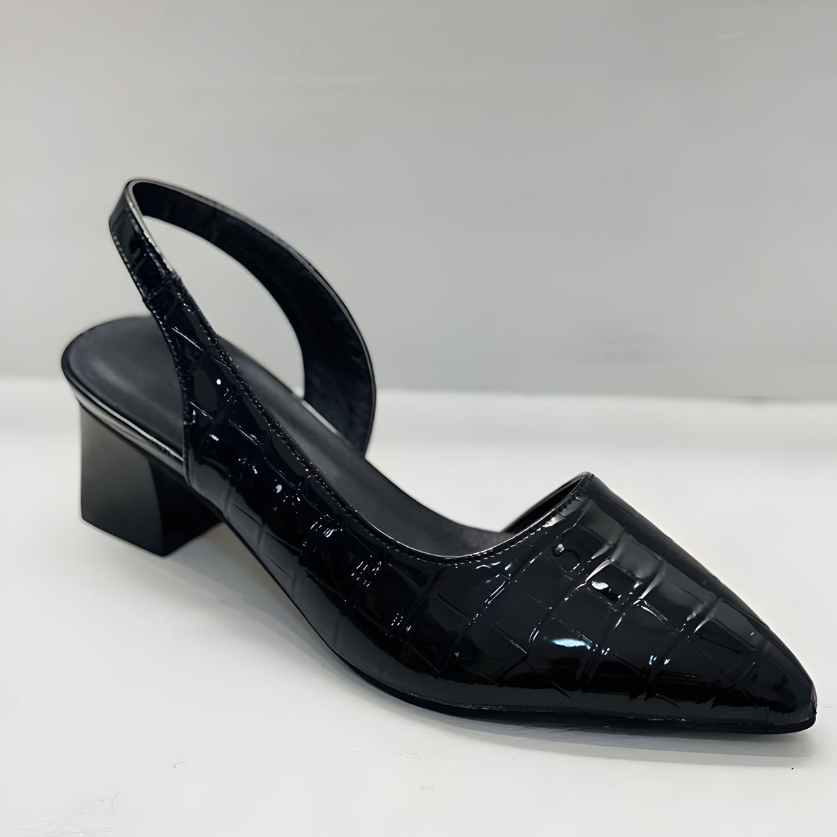Lynn | Women's Comfortable Orthopedic Slingback Heels Side