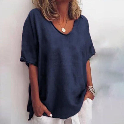 Lysandra | Women's Oversized Comfortable Loose Top Side