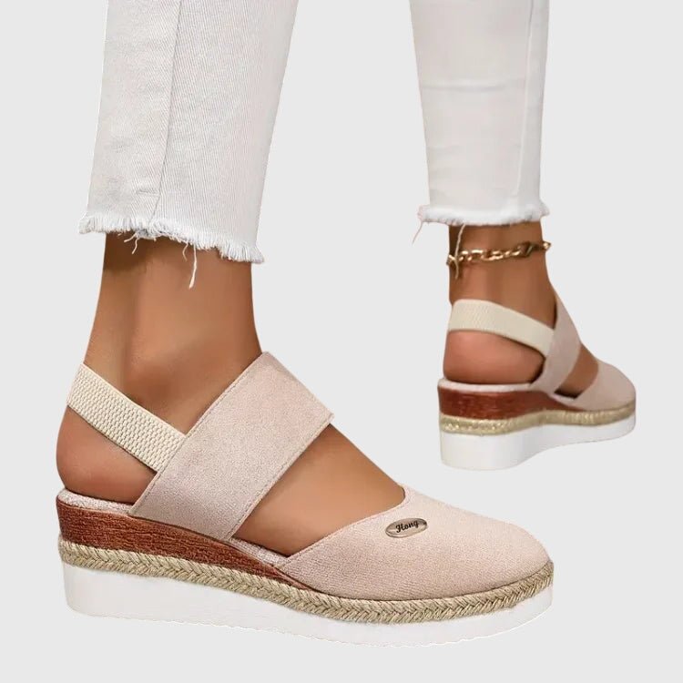 Maevelle | Women's Orthopedic Espadrille Platform Sandals Full