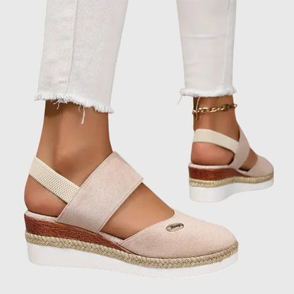 Maevelle | Women's Orthopedic Espadrille Platform Sandals Full