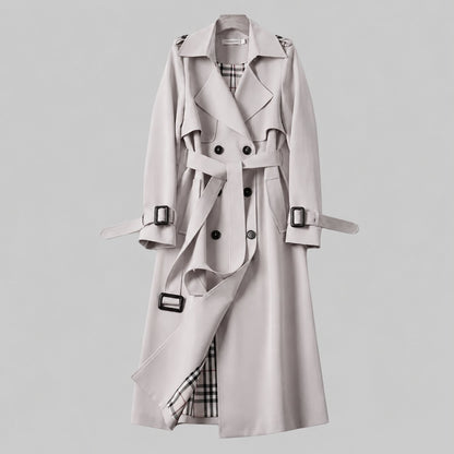 Magnolia | Women's Belted Classic Trench Coat Back