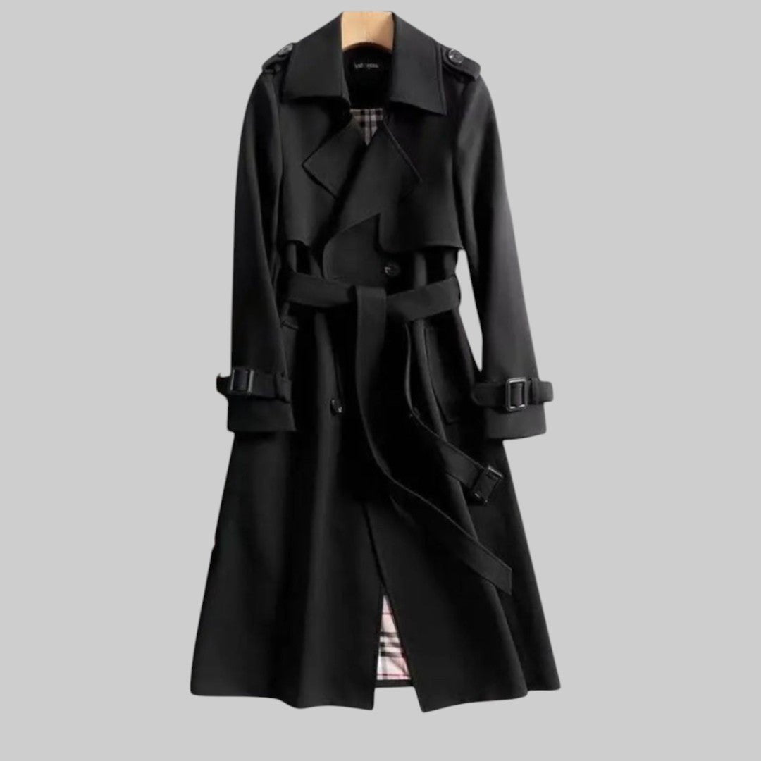 Magnolia | Women's Belted Classic Trench Coat Side