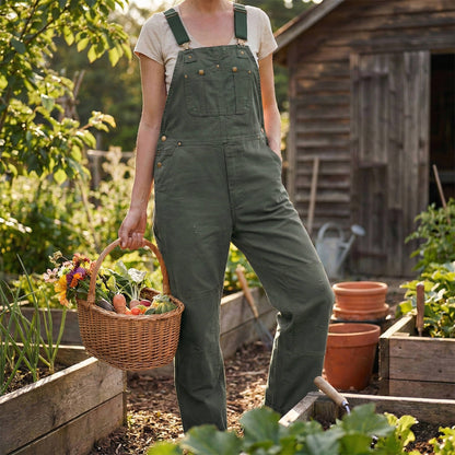 Marcellette | Women's Canvas Bib Overalls Workwear Alternate