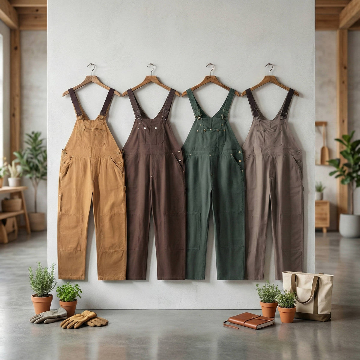 Marcellette | Women's Canvas Bib Overalls Workwear View 12