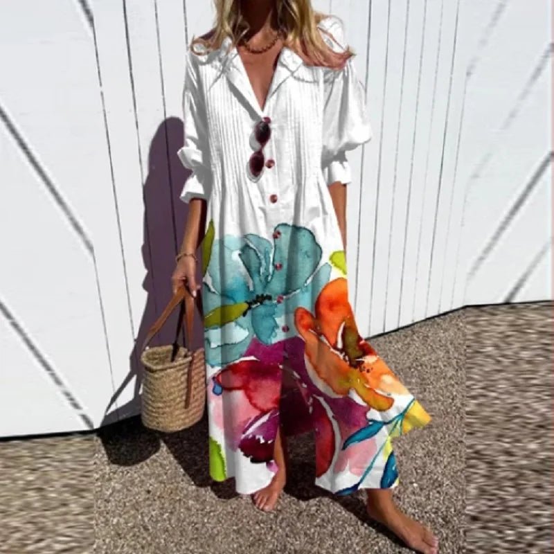 Mariella | Women's Floral Print Effortless Elegance Dress Lifestyle