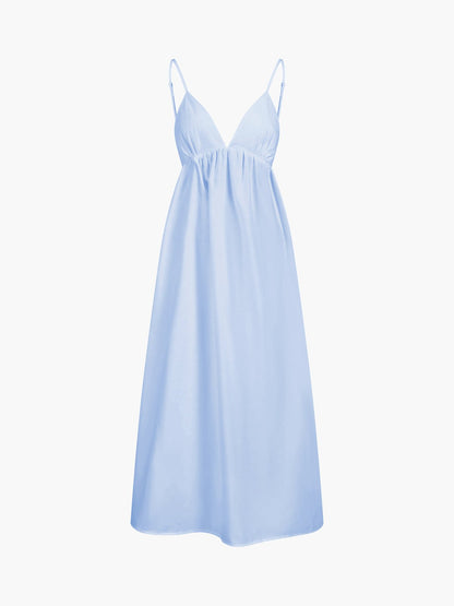 Mariella | Women's Open Back Coastal Maxi Dress View 12