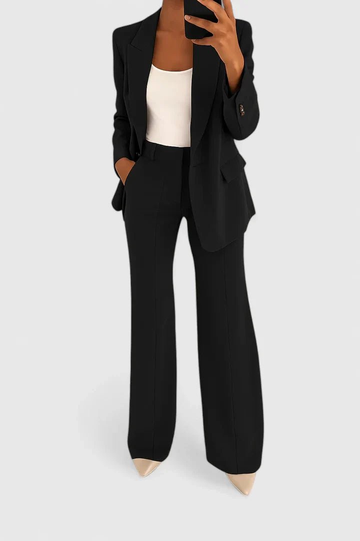 Mariselle | Women's Elegant Wide-Leg Suit Set Hero