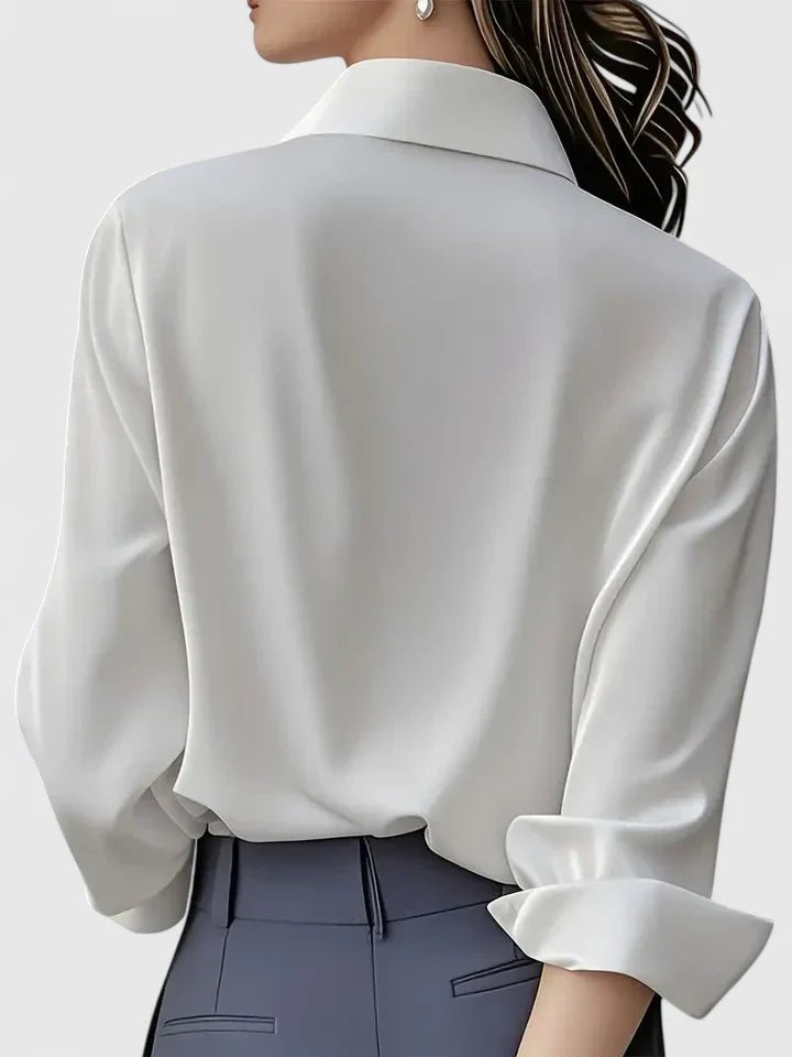 Marlise | Women's Elegant Button-Down Structured Top Angle