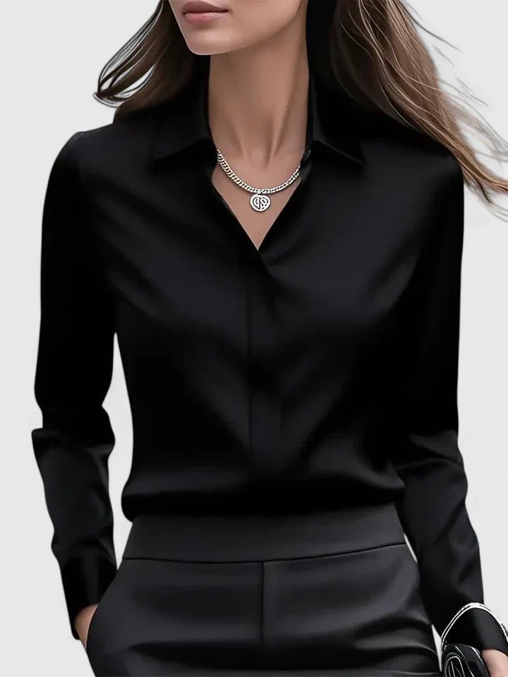 Marlise | Women's Elegant Button-Down Structured Top Full