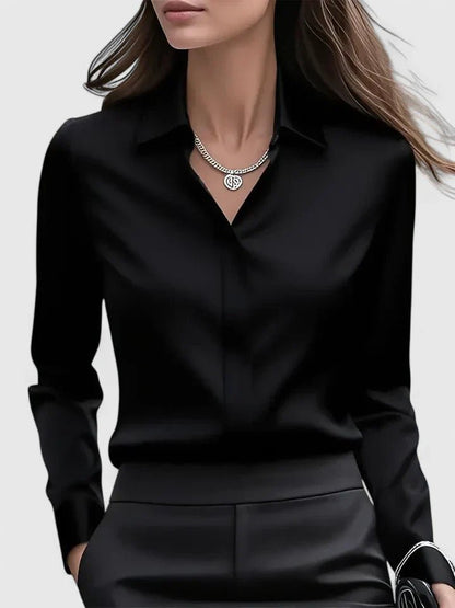 Marlise | Women's Elegant Button-Down Structured Top Full