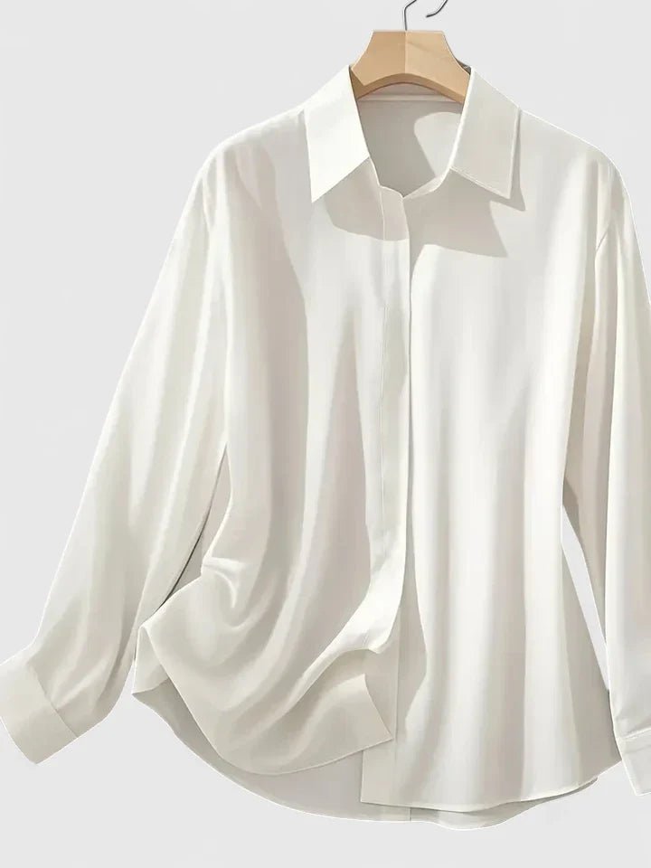 Marlise | Women's Elegant Button-Down Structured Top Hero