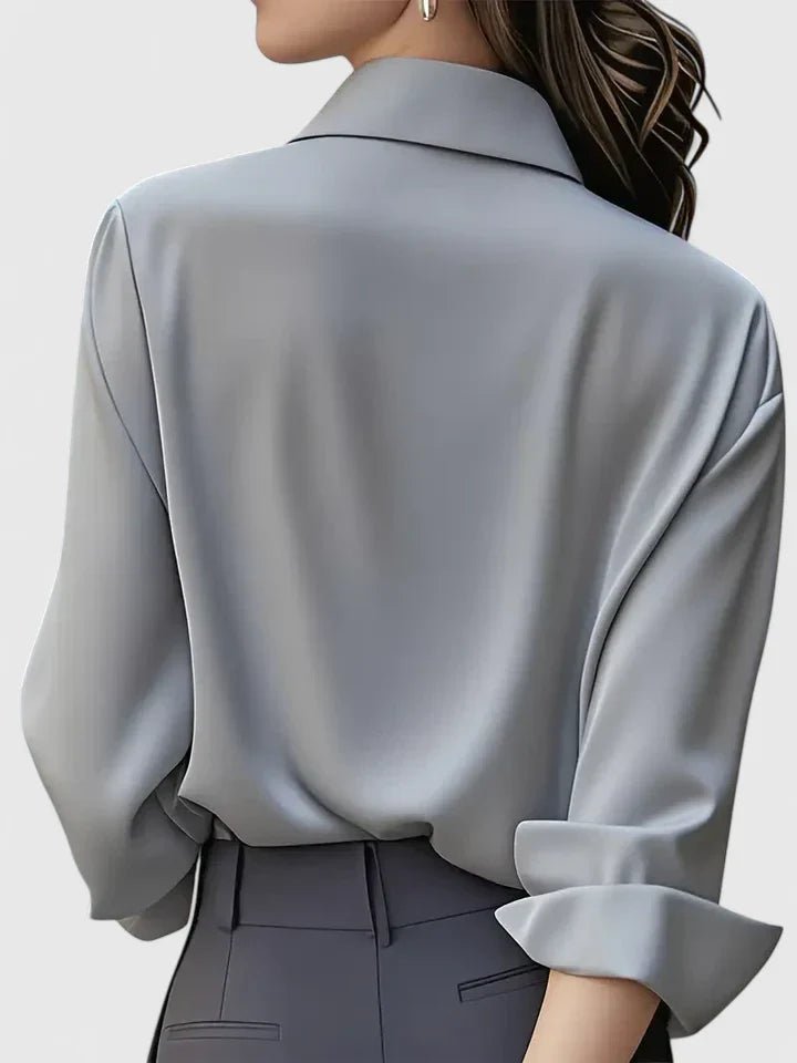 Marlise | Women's Elegant Button-Down Structured Top View 11