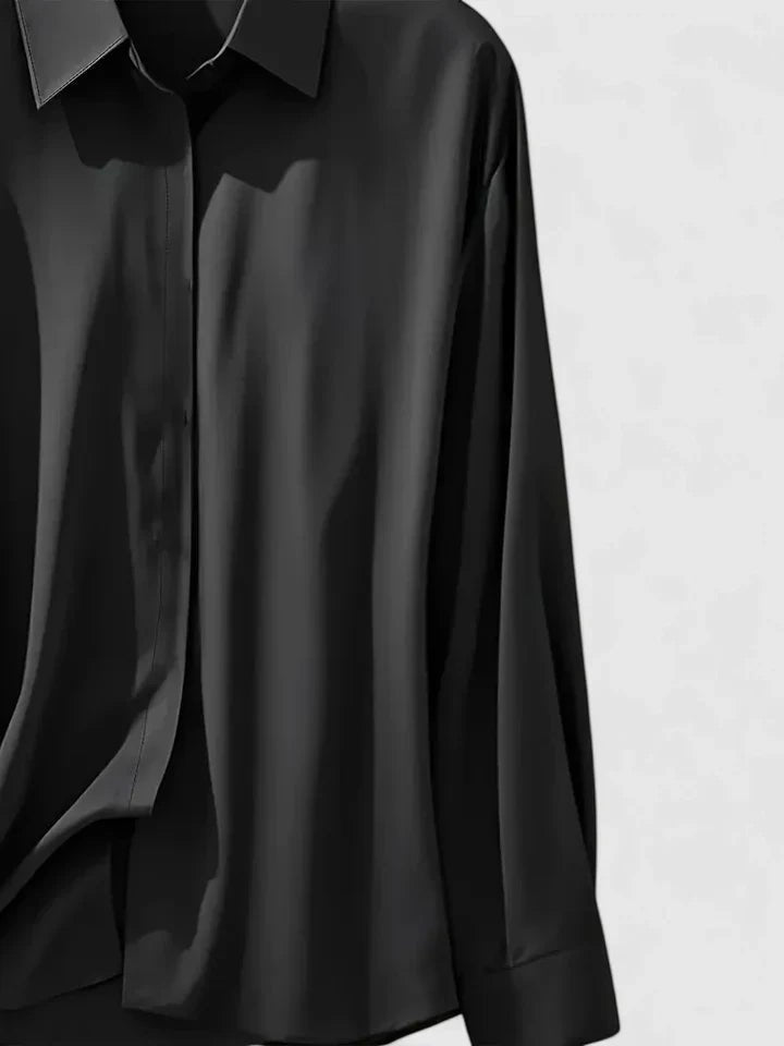 Marlise | Women's Elegant Button-Down Structured Top View 12