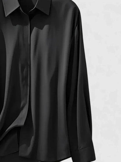 Marlise | Women's Elegant Button-Down Structured Top View 12