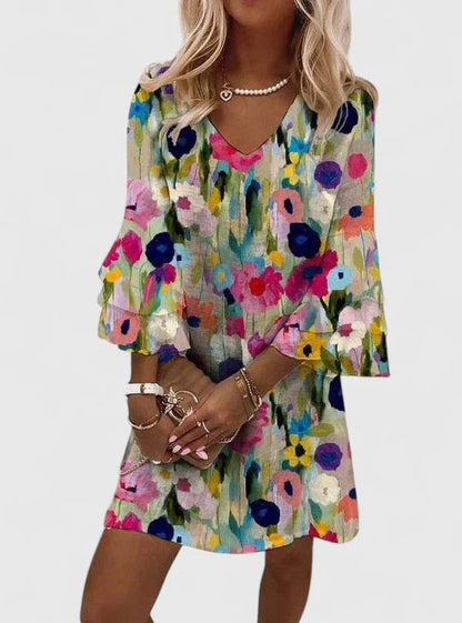 Mia | Elegant Blouse Mini Dress Hero