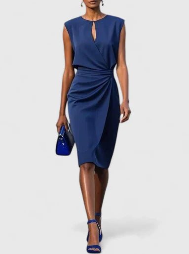 Mia | Elegant Twist Front Women's Dress Hero