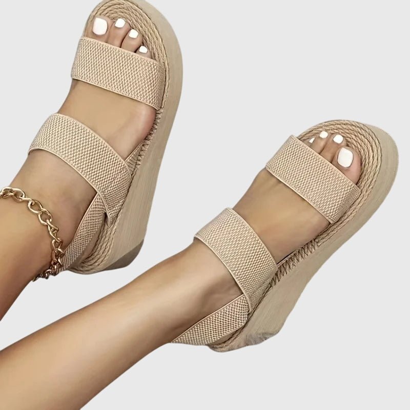 Mirova | Women's Stylish Orthopedic Chunky Platform Sandals Angle