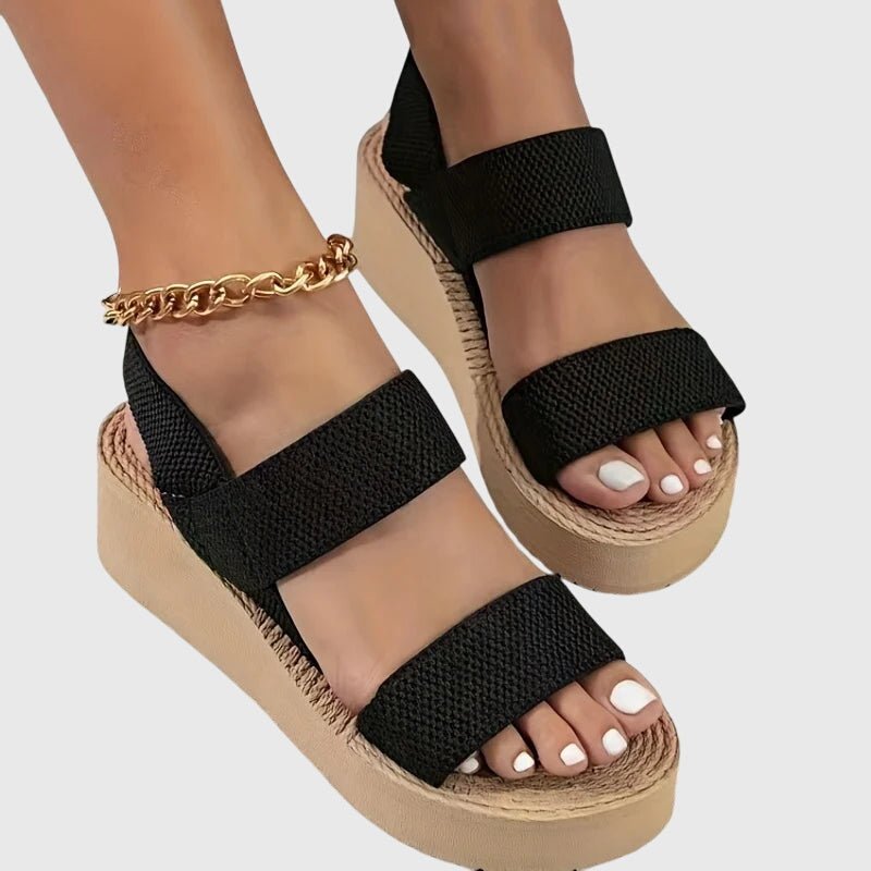 Mirova | Women's Stylish Orthopedic Chunky Platform Sandals Back