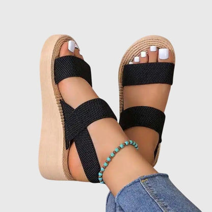 Mirova | Women's Stylish Orthopedic Chunky Platform Sandals Side