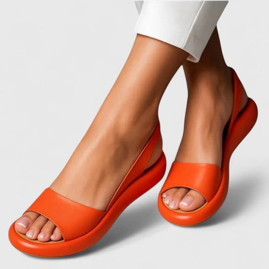 Nalvine | Women's Orthopedic Platform Sandals Slip-On Front
