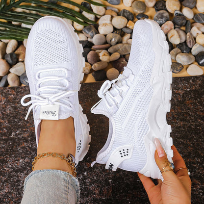 Nelvara | Women's Orthopedic Chunky Sole Sneakers Lifestyle