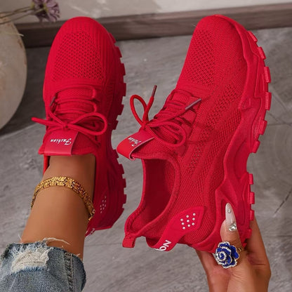Nelvara | Women's Orthopedic Chunky Sole Sneakers Side