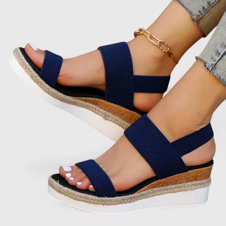 Nora | Women's Wedge Orthopedic Sandals Full