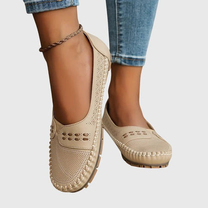 Pernelle | Women's Orthopedic Perforated Slip-On Shoes Back