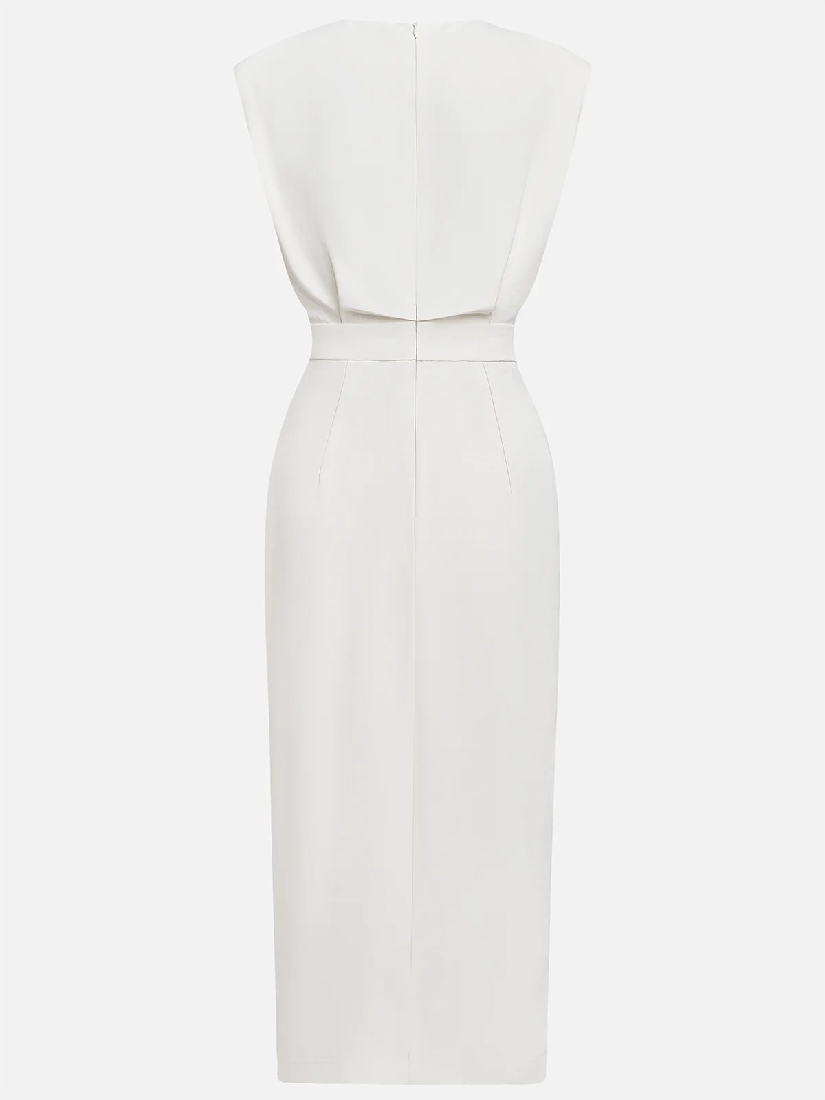 Rosalind | Women's Button Slit Midi Dress View 13