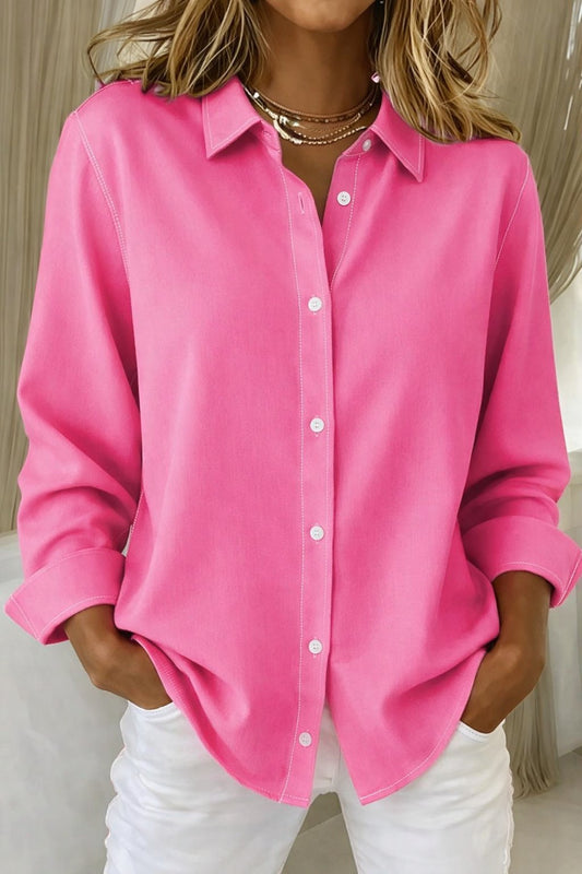 Rosewyn | Women's Elegant Button Blouse Top Hero