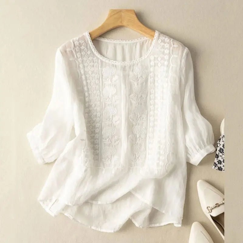 Rosie | Floral Relaxed Women's Blouse Hero