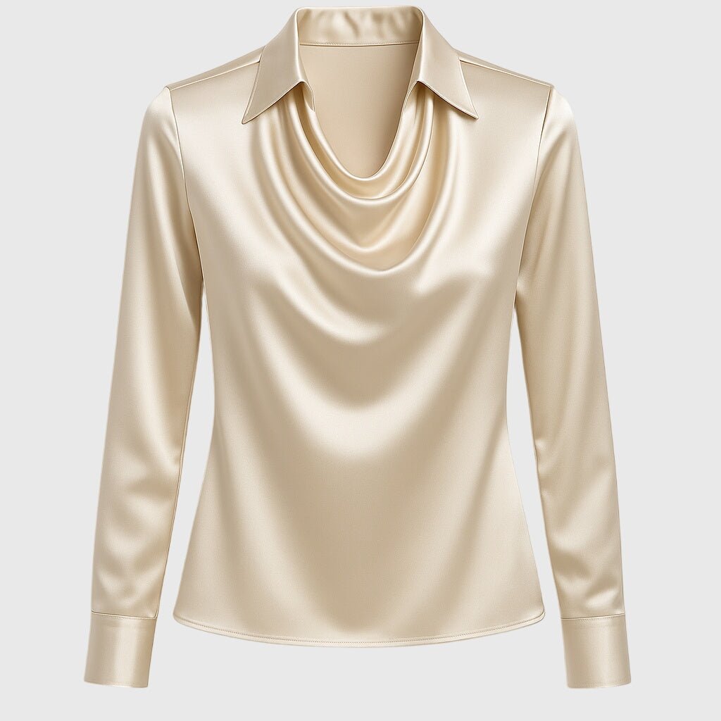 Sage | Cowl Neck Sophisticated Dress Alternate