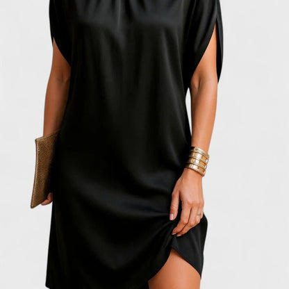 Selène | Women's Figure Flattering Split Sleeve Dress Detail