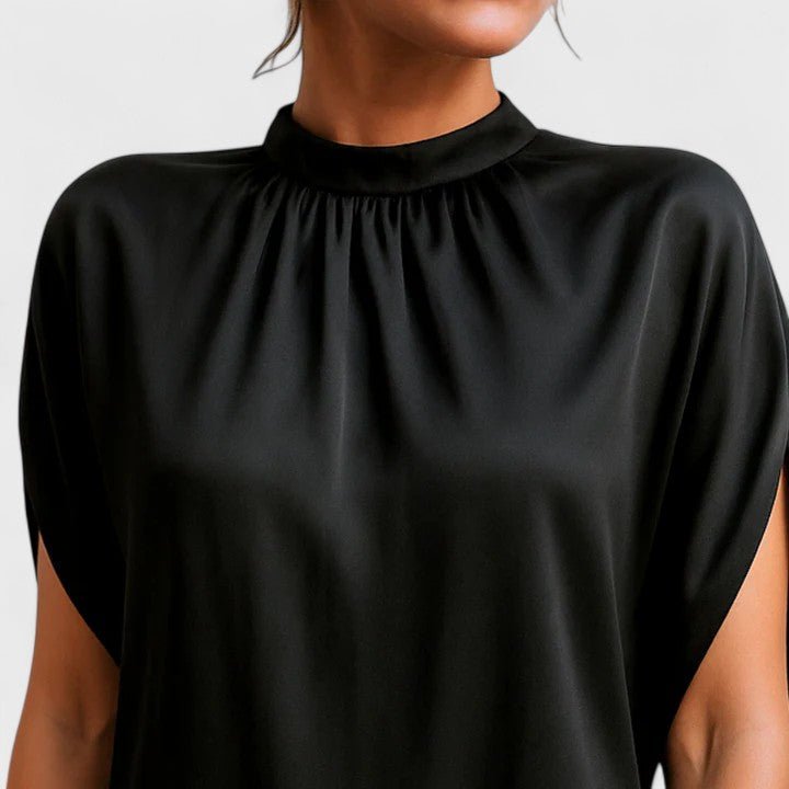 Selène | Women's Figure Flattering Split Sleeve Dress Side