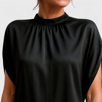 Selène | Women's Figure Flattering Split Sleeve Dress Side