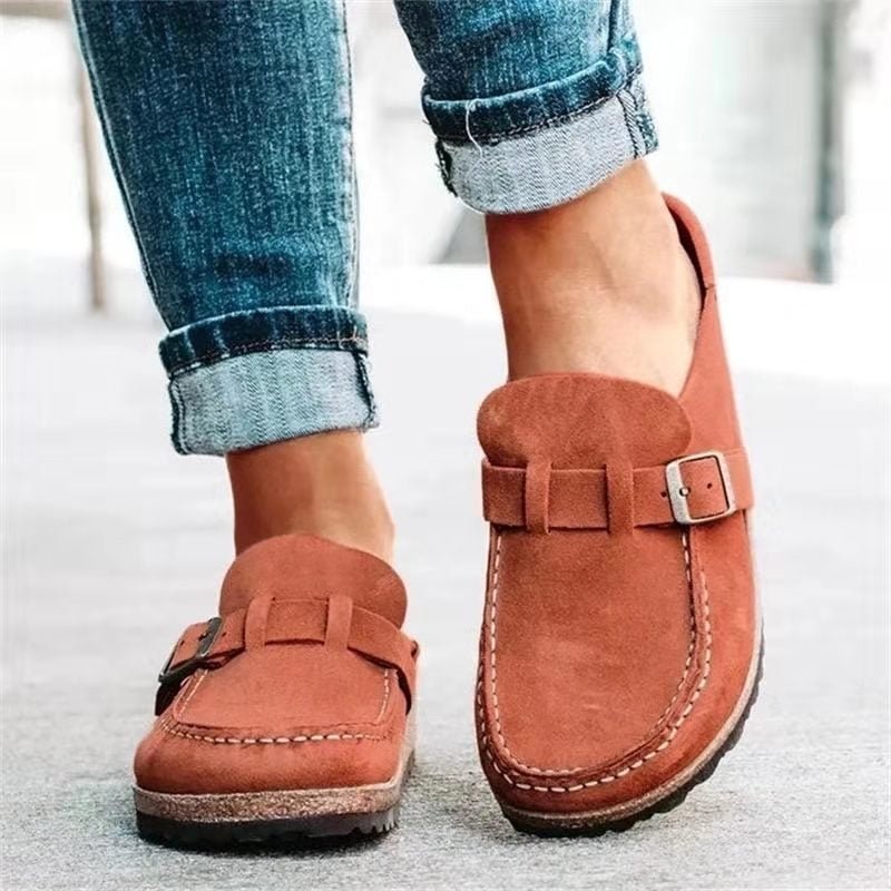 Selvaine | Women's Orthopedic Slip-Ons Buckle Strap Hero