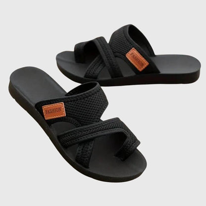 Selvine | Women's Orthopedic Crossover Mesh Strap Sandals Lifestyle