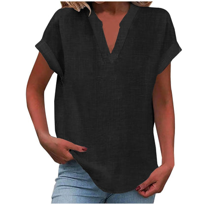Seralette | Women's Relaxed V-Neck Blouse View 11
