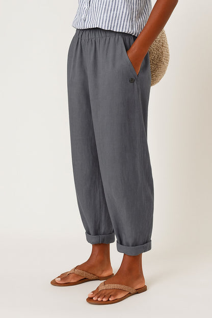 Seraphina | Women's Button Side Stylish Pants Back