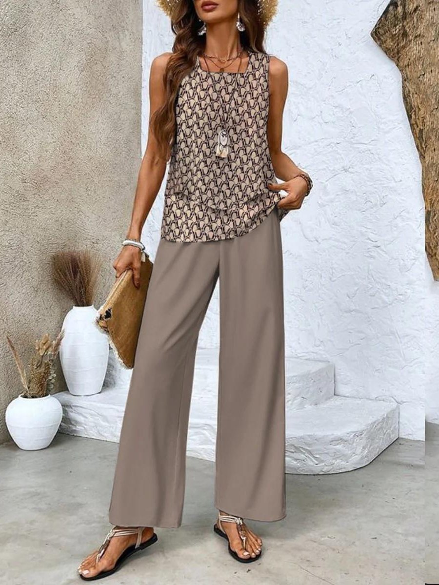 Seraphina | Women's Layered Tiered Two Piece Set Detail