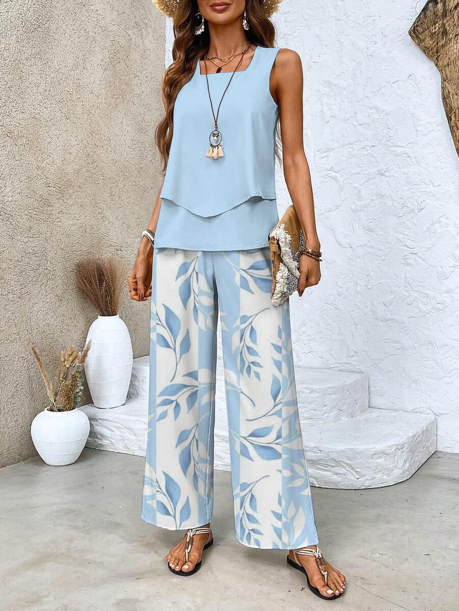 Seraphina | Women's Layered Tiered Two Piece Set Hero