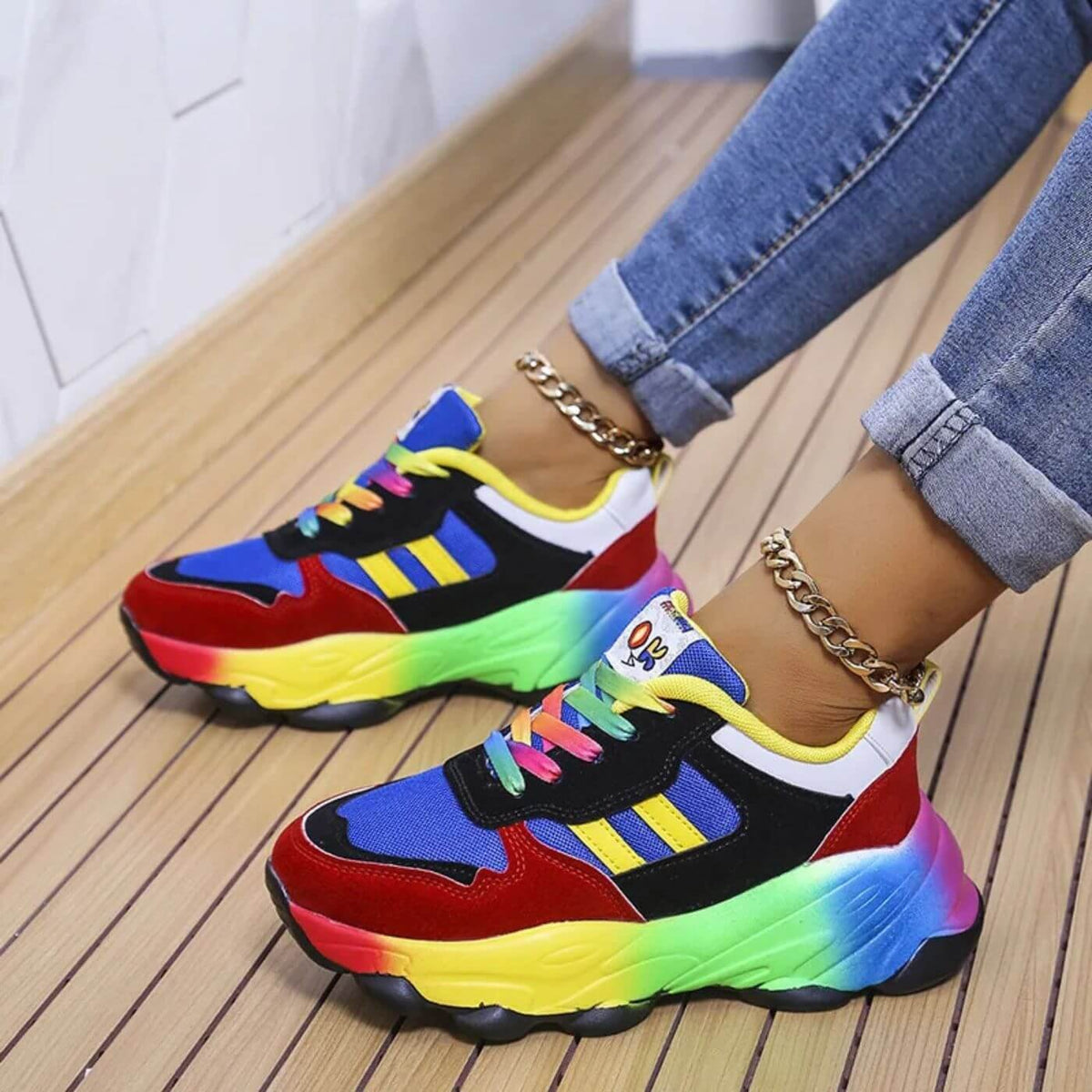 Stella | Women's Vibrant Orthopedic Sneakers Hero