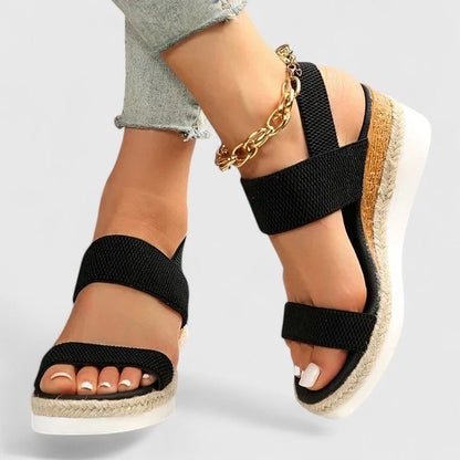 Talvine | Women's Orthopedic Espadrille Wedge Sandals Detail